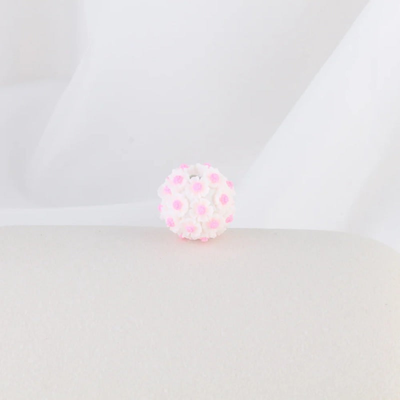 Wholesale 10pcs 2CM Sunflower Ball Soft Ceramic Beads